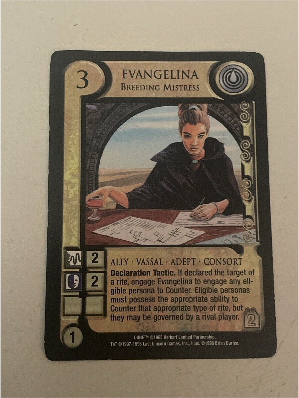 Dune CCG Thunder at Twilight Evangelina Promo TCH